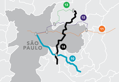 ABC Guarulhos Lot: Urban Train Lines 10 and 14