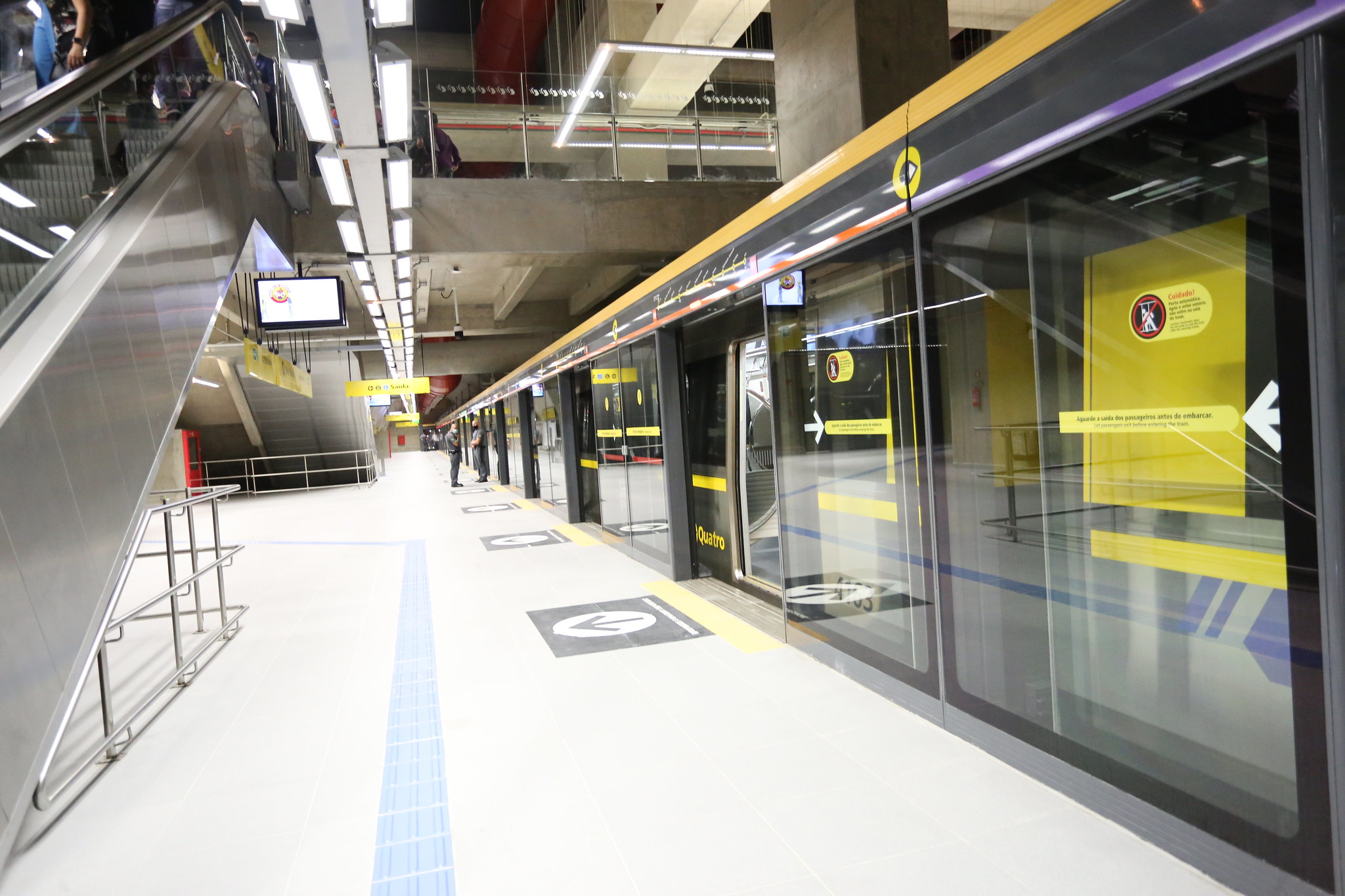 Launch of the extension of Line 4-Yellow to Taboão da Serra