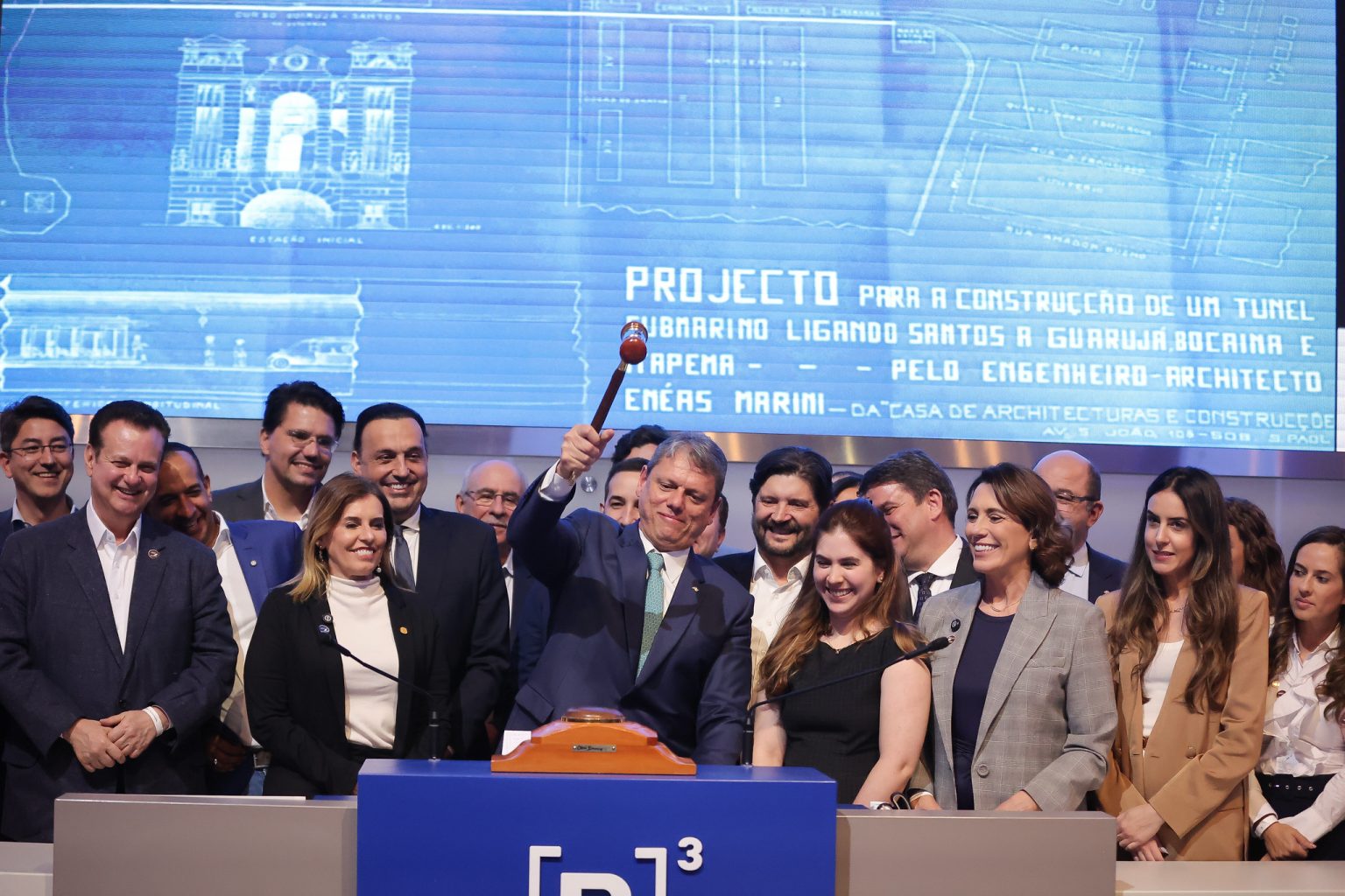 Leilão do Túnel Santos - Guarujá